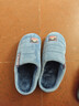 大嘴猴（paul frank）棉拖鞋男士秋冬季室内家居拖鞋毛绒保暖厚底棉鞋男款深蓝290PF607 实拍图