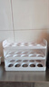 懒角落鸡蛋收纳盒冰箱收纳盒侧门盒厨房分层蛋托 白色三层 实拍图