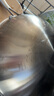 炊大皇 炒锅 304不锈钢炒菜锅平底不粘炒锅34cm  可立可视盖不挑灶 实拍图