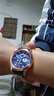 沃凯全自动机芯械男士手表高档日历石英表男款潮流时尚手表男名表 时尚款蓝面 实拍图