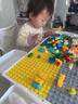 麦格萌（MAIGEMENG）儿童积木桌玩具男孩女孩宝宝大颗粒积木拼装3-6岁六一生日礼物 特大桌+1椅+350大颗粒+4增高收纳 实拍图
