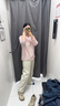 优衣库女装保暖休闲长裤/休闲裤裤子25秋冬新款479402 30 浅米色 M /160/68A 实拍图