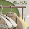 晟旎尚品衣架 塑料宽肩晾衣架加宽加长45CM无痕干湿大衣衣服挂撑子10只装 实拍图
