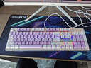 本手《鲸语星愿》主题机械键盘有线电竞游戏键盘鼠标套装台式电脑笔记本打字办公女生发光吃鸡键鼠套装 《鲸语星愿》白紫【彩光】青轴 机械键盘104键 实拍图