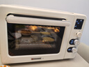 海氏（Hauswirt）四代C40升级款电烤箱家用烘焙多功能发酵一体机搪瓷内胆智能菜单 米白色 40L 【国家补贴】 实拍图