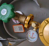 液化气防爆减压阀家用国标煤气罐安全阀自动关闭低压阀燃气灶阀门 带表燃气减压阀+1.5米防爆管 实拍图