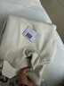 【巨厚】秋冬季女士半高领加绒加厚打底衫保暖内衣单上衣T恤 2309奶白 紫绒 L 实拍图