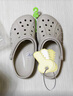 卡骆驰（CROCS）洞洞鞋贝雅男鞋女鞋轻便耐磨一脚蹬拖鞋休闲鞋|10126 卵石色-2V3 40 (250mm) 实拍图