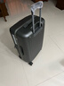 皇冠（CROWN）拉链铝框箱行李箱大容量万向轮侧开旅行箱暑期出游箱5278-25-铁灰 实拍图