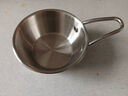 【厨房必备】不锈钢韩式米酒碗带把料理调料拌饭小碗热凉酒碗 银色（带手柄） 10.5cm （200ML） 实拍图