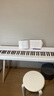 贝琪（Betsy）B351电钢琴88键重锤成人儿童电子钢琴家用练习初学者专业考级钢琴 B351-重力度88键木纹白+圆腿琴架 实拍图