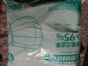 【独立100片】医用口罩透气口罩加宽耳带三层防护面罩防晒防花粉 （限时福利）蓝色100只/1袋 实拍图