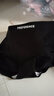 高腰收腹女士内裤全棉抗菌裆纯棉三角裤无痕不夹臀棉质运动短裤头 黑色+黑色+黑色+黑色 XXL【建议130-150斤】 实拍图