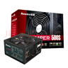 航嘉（Huntkey）JUMPER500S 额定500W 电脑电源(主动PFC/双管正激/宽幅电压/背部走线/智能温控) 实拍图