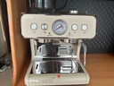 Barsetto【国家补贴15%】百胜图二代2S带称咖啡机双加热意式商用全半自动家用奶泡电动现磨豆研磨一体机 米白色 实拍图