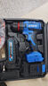 西默德无刷手电钻锂电池充电电动螺丝刀电钻家用冲击钻手枪钻电动工具箱 德国48VF手电钻【两电一充】 实拍图