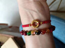 赵公明朱砂手串原矿晶体本命年手链紫金砂转运珠男女五路财神手链 宫廷级朱砂【8mm附证书】 实拍图