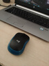 罗技（Logitech）M185鼠标 无线鼠标 办公鼠标 对称鼠标 黑色蓝边 带无线2.4G接收器 实拍图
