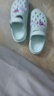 京东京造【抗菌洞洞鞋】凉鞋情侣旅行沙滩两穿eva凉拖鞋女士天蓝 39-40 实拍图