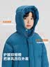 左西男童红色羽绒服冬季2025新款儿童三防加厚保暖外套潮 黑色 110 实拍图