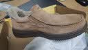 斯凯奇（Skechers）闪穿鞋男士秋季休闲鞋加绒保暖健步鞋宽楦一脚蹬乐福鞋 实拍图
