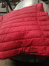轻薄棉服女保暖内胆短款大码显瘦外套秋冬圆领外套女装 酒红色 5XL 建议140-165斤 实拍图