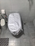昙蓓漫马桶防水罩 智能马桶防水罩全包防溅水马桶罩坐便器防淋浴防尘套 智能马桶防水罩（银灰） 【配挂钩】双重防水，收纳方便 实拍图