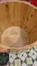 京东物流 木桶洗脚桶泡脚桶家用保温足浴桶脚盆木质按摩足浴盆 双耳桶_30cm高+足浴粉30包 实拍图