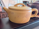 藏壶天下小容量宜兴紫砂壶纯手工刻绘功夫茶具原矿金黄段泥泡茶壶大口汉瓦 汉瓦壶 200ml 实拍图