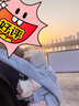ERGObaby二狗背带婴儿抱娃神器四季透气外出旅行遛娃神器breeze解放双手 Omni Deluxe宁静蓝+口水巾 实拍图