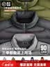 马登工装美式轻薄立领排骨羽绒服冬季款保暖内胆短款羽绒夹克男士外套 深灰色 【马登巴恩】（高智淡人风/商务/修身/防寒/轻量化 2XL 今日下单顺丰速发 实拍图