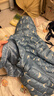 babylove【清仓】婴幼儿连体衣轻薄新生儿羽绒服冬季三防宝宝哈衣连帽爬服 挼蓝色 100cm 实拍图