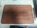 双枪乌金檀木整木菜板 百年龄砧板家用切菜案板抗菌实木菜板45*30*2.5 实拍图