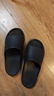 朴西荔木凉拖鞋浴室情侣款居家洗澡防滑eva四季拖鞋男 珍珠黑 40-41 实拍图