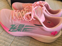 乔丹QIAODAN飞影PB4.0专业马拉松竞速跑步鞋碳板跑鞋运动鞋男 樱花粉/极光绿 -樱花 44 实拍图