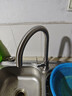 九牧（JOMOO）厨房水龙头304不锈钢洗菜盆360°旋转冷热双控龙头33221-748/7B-Z 实拍图