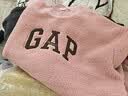 GAP男女装仿羊羔绒贴布绣抓绒卫衣套头上衣609065 粉色 M (170/92A)亚洲尺码【偏大,建议拍小一码】 实拍图