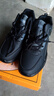 里奇.乔丹   RICKY JORDAN清仓男鞋冬季新款皮面透气大码运动鞋休闲减震跑步鞋防臭旅游鞋男 QD2266黑灰【皮面款】 42 实拍图
