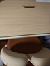 京东京造沐光桌100w护眼大路灯儿童学习桌书桌椅套装升降学生写字桌1.2m棕 实拍图