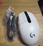 罗技（G）G304 LIGHTSPEED无线鼠标 游戏鼠标 轻质便携 绝地求生FPS鼠标英雄联盟LOL吃鸡 生日礼物 白色 实拍图