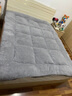 南极人（Nanjiren）羊羔绒床垫软褥子加厚加绒保暖冬季单人学生宿舍租房榻榻米垫被 XY-灰色【加绒加厚 拒绝寒冷】 90*200cm 实拍图