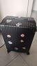 梵地亚行李箱多功能箱包拉杆箱学生大容量旅行密码箱皮箱杯架黑色24英寸 实拍图