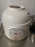 美的（Midea）电炖锅1-2人电炖盅隔水炖锅家用燕窝炖盅陶瓷炖汤盅电炖锅婴儿辅食小炖锅煲汤电炖锅电砂锅煲汤锅 1L 【1L=3碗 升级带蒸笼】DZE1068 实拍图