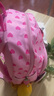 迪士尼（disney）幼儿园书包3-6岁轻便透气可爱卡通女孩儿童出游双肩包草莓熊粉色 实拍图