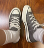 匡威（Converse）官方1970S夏季运动男女休闲板鞋锡器深灰灰色A17908C A17908C 36 晒单实拍图