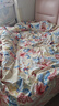 富安娜纯棉磨毛床上四件套 100%全棉加厚套件秋冬双人加大被套230*229cm 实拍图