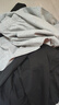 纤丝鸟棉氨秋衣秋裤套装男士圆领柔棉高弹透气吸汗 麻灰XL 实拍图