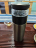 京东京造保温杯【茶水分离】男女大容量316L不锈钢泡茶水杯子金属灰500ml 实拍图