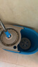 世家手压旋转拖把旋风拖易净旋风可拆卸手压式甩干双驱动含2原装头 蓝色 实拍图