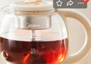 美的（Midea）煮茶器煮茶壶花茶壶 养生壶迷你恒温电热水壶蒸茶器喷淋式316L不锈钢烧水壶黑茶茶具1升YSTM-Z11 实拍图